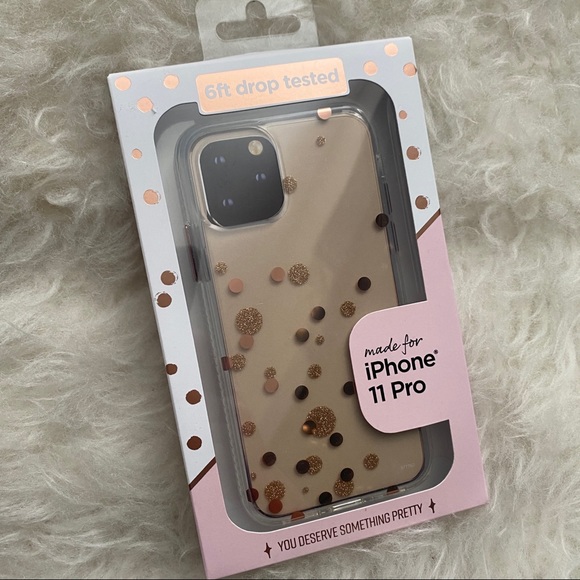 iPhone 11pro gold polka dot case phone case iPhone - Picture 2 of 5